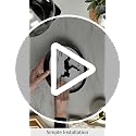 TANKRIN Ministry of Silly Walks Clock, Silly Walk Wall Clock, A Interesting Wall Clock for Bedroom Kitchen Living Room, Novelty Home Decor Gifts (Black)