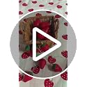 3M 20LED Fruit Strawberry String Lights Battery Powered Indoor Outdoor Lighting Lamp for Wedding Home Birthday Garden Yard Patio Party Christmas Tree Cute Decorations