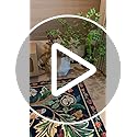 nesrt 2x10 Botanical Runners for Hallways Kitchen Rug Non Slip, Long Washable Boho Jungle Runner Rugs, Soft Floral Forest Birds Carpet Runner for Hall, Laundry, Bedroom, Bathroom (Dark Green)
