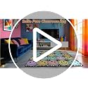3.3x6.6 ft Pastel Smile Face Classroom Rug Composition Notebook Play Carpet Educational Area Rug Pastel Face Play Mat Non-Slip Back to School Floor Mat for Teaching Playroom Nursery Daycare Home Decor