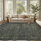 8x10 Area Rugs,Large Rugs for Living Room(Moss Green)
