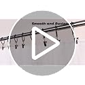 Lansian 20pcs Rustproof Drapery Matte Stainless Steel Metal Curtain Rings with Clips,Tension Curtain Hangers Clips, Decorative Curtain Rod Window, Matte Silver (1" Interior Diameter)