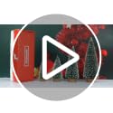 Small Christmas Tree,Mini Christmas Tree, Mini Pine Tree, Bottle Brush Fake Trees with Wooden Base for Tabletop Decorative (Plant Green)