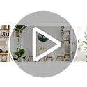 XFM Small Wooden Wall Clock Forest Tree Battery Operated Clocks MDF Silent Non-Ticking Wallclock 10 Inch Misty Forest Decorative Round Wall Clocks for Bathroom Decor