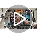 DYNH Music Tapestry, Guitar Musical Tapestry Wall Hanging for Bedroom, Instrument Rock Style Lover Tapestry Home Decor (60" W X 40" H)
