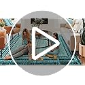Lahome Modern Abstract Runner Rug, Washable Teal 2x6 Entryway Rug Runners Non Slip Hallway Runner, Low-Pile Soft Bathroom Runner Rug 6ft Kitchen Carpet Runner for Laundry Bedroom