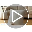 OTOSTAR 4 Pack Premium Waterproof Pillows Inserts, 16 x 16 Outdoor Decorative Throw Pillow Inserts Soft Fluffy Plump Cushion Inserts for Patio Garden Bench Farmhouse Sofa Couch Bed, White