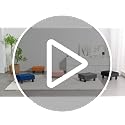 BRIAN & DANY Small Foot Stool, Leather Foot Stools with Legs, Stable Small Footstool for Living Room, Brown