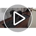 Tritard Washable Runners for Hallways 2x6 Boho Runner Rug with Tassels, Woven Cotton Kitchen Hallway Rug Runner Farmhouse Low Pile Rugs Carpet for Indoor Entryway Bathroom Laundry Bedroom, Black White