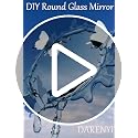 8 inch Glass Round Mirror Circle Wall Mounted for Bathroom, Living Room, Home Decor, Small Round Mirror Plate Trays for Wedding Table Centerpieces