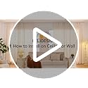 FELIDESIGN Curtain Track, Ceiling Curtain Track for Room Divider, Ceiling Mount Rail Set with Roller Hooks, White, 9ft - 12ft
