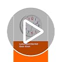 Silent Kids Wall Clock – Non-Ticking, Battery-Powered, Ideal for Teaching Time and Stylish Décor in Any Room - 8 Inch