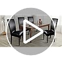 Leather Chair Covers for Dining Chairs Set of 4, Super Stretch Waterproof Kitchen Chair Covers Thickened Washable Dining Chair Slipcovers Black Chair Seat Covers for Dining/Kitchen/Banquet
