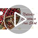 Nativity Christmas Tree Skirt 36 Inch, Christmas Skirt Tree Decoration with Buffalo Plaid Nativity, Christmas Trees Mat for Under Trees Holiday Party Indoor Decorations, Winter Gift for Women