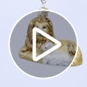 Old World Christmas Spiritual Gifts Lion and Lamb Glass Blown Ornament for Christmas Tree, Handcrafted Holiday Decoration, Religion Collection