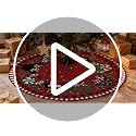 Christmas Tree Skirt 48 Inch Christmas Cartoon Mouse Tree Collar New Year Winter Xmas Tree Decor Christmas Decorations for Home Party