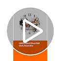 LOKMU Silent Non Ticking Clock 10 Inch, Round Wall Clock,Decorative for Living Room, Kitchen, Home,Bathroom, Bedroom, Office or School, African Woman Taking Shower