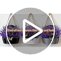RAINFLOW Artificial Lavender Flowers - 8 Pcs Faux Lavender Plant Artificial Fake Plastic Purple Flowers for Home Room Window Wedding Garden Table Centerpieces Vase Outdoors Indoor Decor