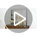 24x30 Inch Black Bathroom Mirror for Wall, Aluminum Frame Rectangle Rectangular Vanity Mirror, Modern Large for Bedroom, Living Room, Horizontal or Vertical