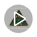 Yuanhe Billiards Pool Ball Clock - 14Inch Triangle Pool Table Cool Wall Clock with Solid Wood Frame,Great for Billiards Room,Pool Room,Game Room,Bar