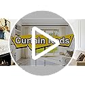 Curtain Rods for Windows 48-90 Inch(4-7.5Ft), Matte Black Decorative Curtain Rod Adjustable, Heavy Duty 1 Inch Drapery Rod for Living Room Bedroom Kitchen