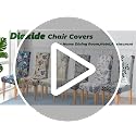 Dioxide High Stretch Chair Covers for Dining Chairs, Washable Dining Chair Covers Set of 6, Soft Dining Chairs Seat Covers, Parsons Chair Slipcover Protectors for Home Hotel Restaurant Banquet