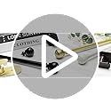 USFOOK Curtain Rods No Drilling 32 to 58 Inches, 5/8 Inch No Drill Curtain Rods for Windows with 3M Adhesive Brackets, Renter Friendly Drapery Pole with White Round Finials