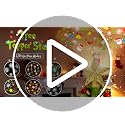 Wninbu Christmas Tree Topper Star Lighted with 6 Projection Modes,Christmas Star Tree Topper Projector Built-in LED Rotating Lights,3D Glitter Dynamic Projector Party Christmas Decorations (Gold)