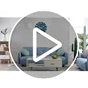 XFM Blue Wall Clock Battery Operated 10 Inch Silent Wood Wall Clocks Country Retro Farmhouse Wall Clock Decorative for Kitchen Living Room Bedroom