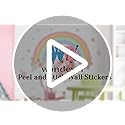 wondever Watercolor Butterfly Wall Stickers Colorful Butterflies Peel and Stick Wall Art Decals for Girls Bedroom Baby Nursery