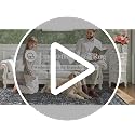Lahome Margot Vintage 5x7 Area Rugs - Washable Non-Slip Boho Living Room Rugs for Under Table, Black Low Profile Soft Faux Wool for Bedroom, Dinning Room, Nursery, Playroom