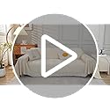 MEETSKY Sofa Cover Cushion Couch Cover Chenille Sofa Cover L Shape Sectional Covers for Dogs Washable Luxury Bed Blanket Furniture Protector for Pets,Kids(X-Large: 71" x 118", Beige