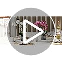 White Fake Orchids Flowers in Pot Bendable Faux Orchids Artificial Flowers Washable Silk Orchid Phalaenopsis Decor for Home Wedding Table Centerpiece Bathroom Office