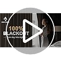 PONY DANCE Linen Blackout Curtains for Bedroom 84 Inches Long, Thermal Insulated Grommet 100% Black Out Window Drapes for Living Room, Sliding Door Curtains 2 Panels Set, 52" W x 84" L, Natural Linen