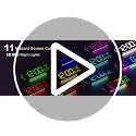 ANALOI Digital Wall Clock,14.4 Inch Large Display Digital Wall Clock with Auto Dimming, Temperature and Date, Remote Control, Night Light, DST, Alarm for Bedroom/Classroom/Gym/Seniors