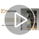 Delma Home Gym Mirrors, 12'' x 12'' Glass Mirror Tiles (16 PCS), Square Large Wall Mirror for Home Gym, Bedroom, Door,Bathroom, Frameless Mirror Sets