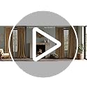 Velvet Curtains 84 Inch Length 2 Panels Set Gold Brown Light Blocking Thermal Insulated Room Darkening Window Drapes Soft Luxury Curtain for Living Room Bedroom Back Tab Pleated Pocket 7ft Long Golden