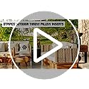 16 x 16 Outdoor Pillow Inserts Set of 4 Square Throw Pillow Inserts Waterproof for Couch Porch Outside Patio Furniture Decorative Pillows Small White Sofa Cushion Stuffer
