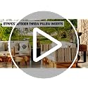 12 x 20 Outdoor Pillow Insert Set of 2 Lumbar Throw Pillow Inserts Waterproof for Couch Porch Outside Patio Furniture Decorative Pillows White Rectangle Sofa Cushion Stuffer