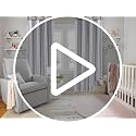 DWCN White Blackout Curtains with Sheer Overlay Thermal Insulated Mix & Match Double Layer Window Panels for Bedroom Living Room Drape Sewn with Tiebacks Grommet Top 52" Wx84 Lx2