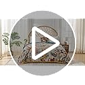 Boho Throw Blanket Farmhouse Decor Throw Blanket Bohemian Blanket for Bed 100% Cotton Muslin Woven Couch Blanket All Seasons Quilt Bedroom (C-Beige, 50"x60")