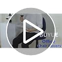 BUYUE Task Office Chair Cover, Super Soft Velvet Stretch Washable Computer Desk Armless Chair Slipcover Dustproof Protectors (Set of Black)