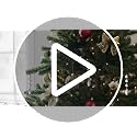 HOHIYA Crystal Christmas Ornaments Set 30PCS Clear Acrylic Hanging Icicle Prisms and Bead Garland for Christmas Tree Wedding Chandelier Window Party Holiday Decorations