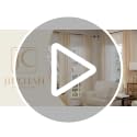 jinchan Beige Linen Blend Curtains 84 Inches Length 2 Panels for Bedroom Living Room, Light Filtering 50 Inches Wide Natural Farmhouse Drapes with Rod Pocket Back Tab (50W x 84L, Ecru)