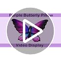 Kobataro Butterfly Decorations Pillow Decorative Throw-Pillow Stuffed Animal Plush Gifts for Women Decor for Room Home Garden 24.4" x 16.5"