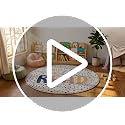 Breling 4 ft Classroom Reading Corner Rug Non-Slip Round Let's Read Carpet Back to School Boho Classroom Decor Washable Read Rug for School Library Calming Corner Nursery Playroom Bedroom Living Room