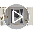 NICETOWN Blackout French Door Curtain - Thermal Insulated Side Door Window Curtain Panel Drape for Front Entry Way/Kitchen/Dining Room/Bathroom, Navy, 1 Panel, 25W by 72L inches