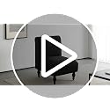 LavishCover Armless Accent Chairs Covers, Thick Armless Recliner Sofa Cover Stretchable, Removable Armless Chair Slipcover for Living Dining Room Hotel (Black, 1pc)