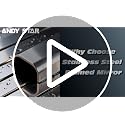 ANDY STAR Brushed Gold Mirrors for Bathroom, 24x36’’ Rounded Rectangle Mirror, Modern Brass Bathroom Vanity Mirror Non-Rusting Metal Tube Framed 1’’ Deep Wall-Mounted Mirrors Vertical/Horizontal
