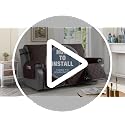 TAOCOCO 100% Waterproof Recliner Sofa Cover Non Slip Couch Cover for 3 Seat Reclining Sofa, Split Reclining Couch Covers 3-Piece with Straps, Washable Sofa Slipcover for Kids Pets(3 Seater, Chocolate)
